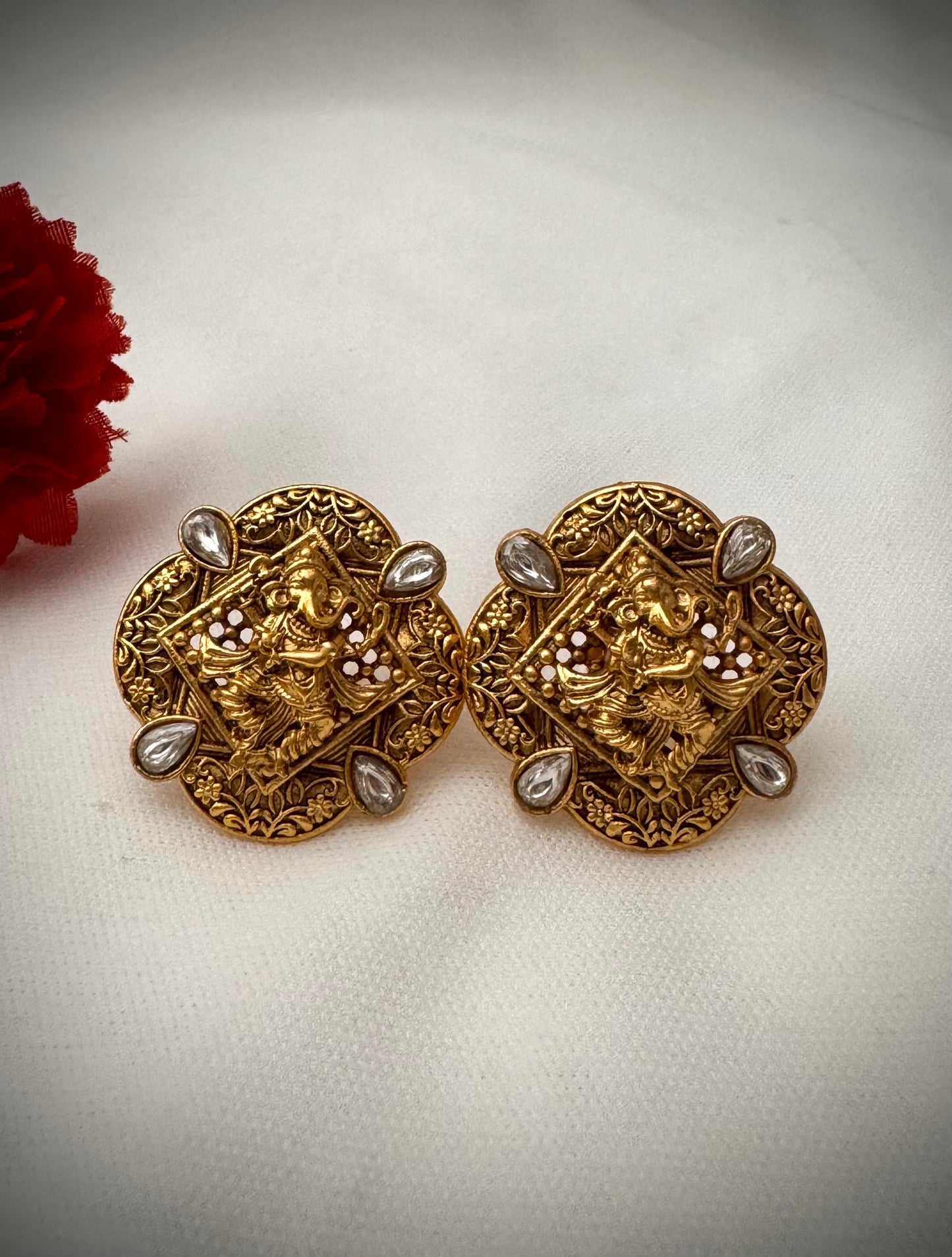 Golden Jhumkas