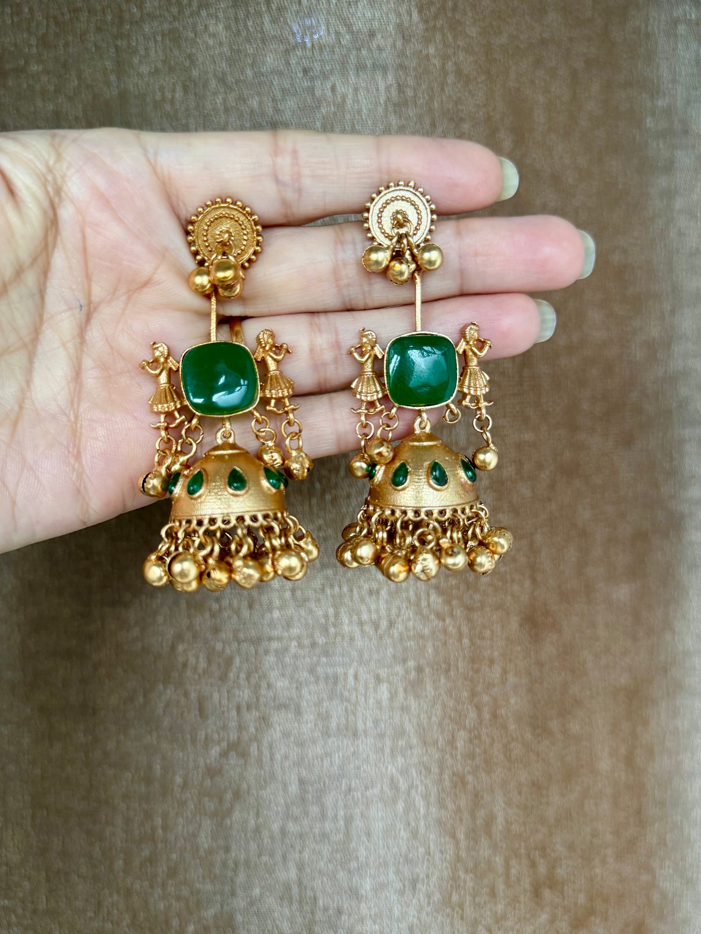 Shehnai Kashmiri Earrings