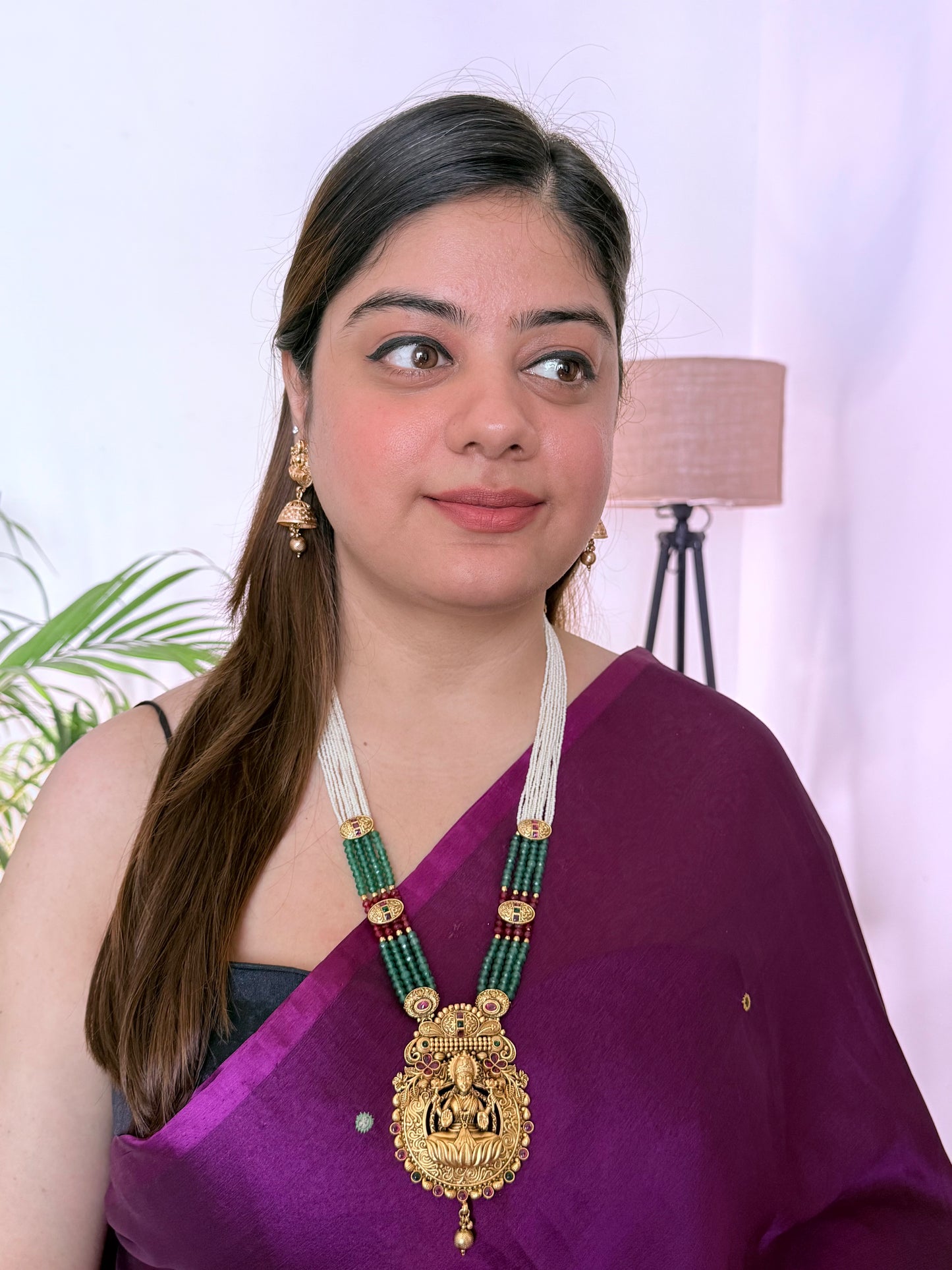 Golden Mangala Antique Long Jewelry set