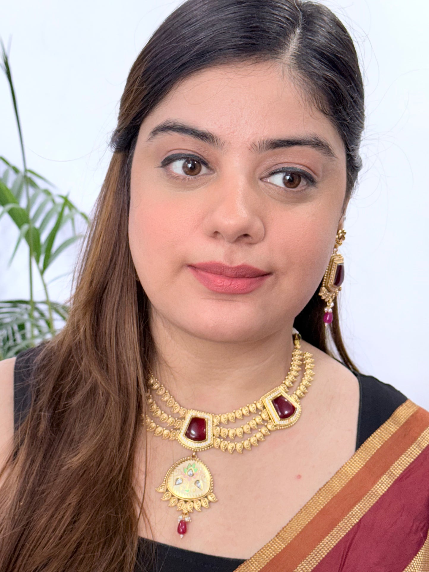 Antique Rajwadi Jewelry Set