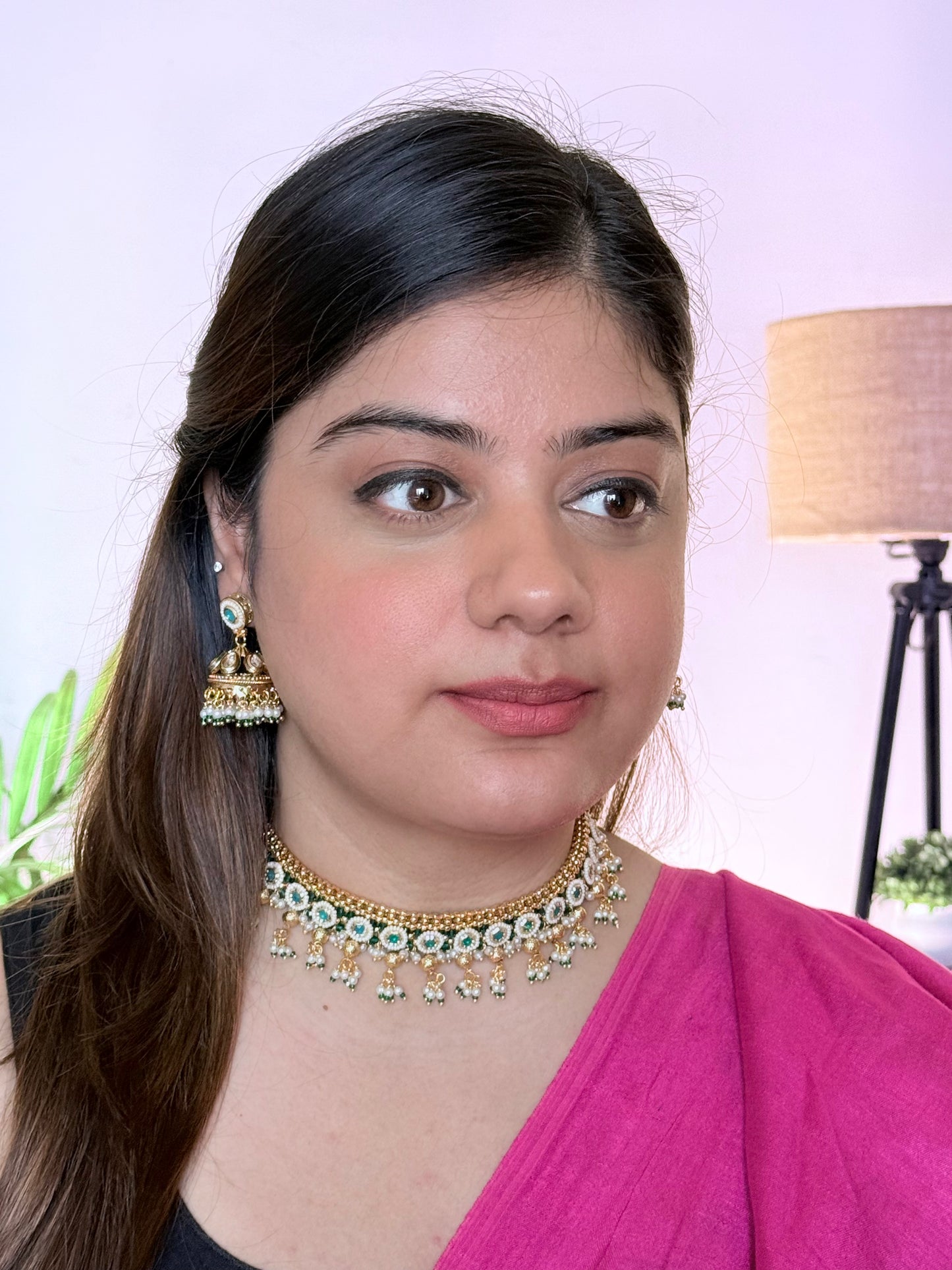 Mint Keethi Rajwadi Jewelry Set