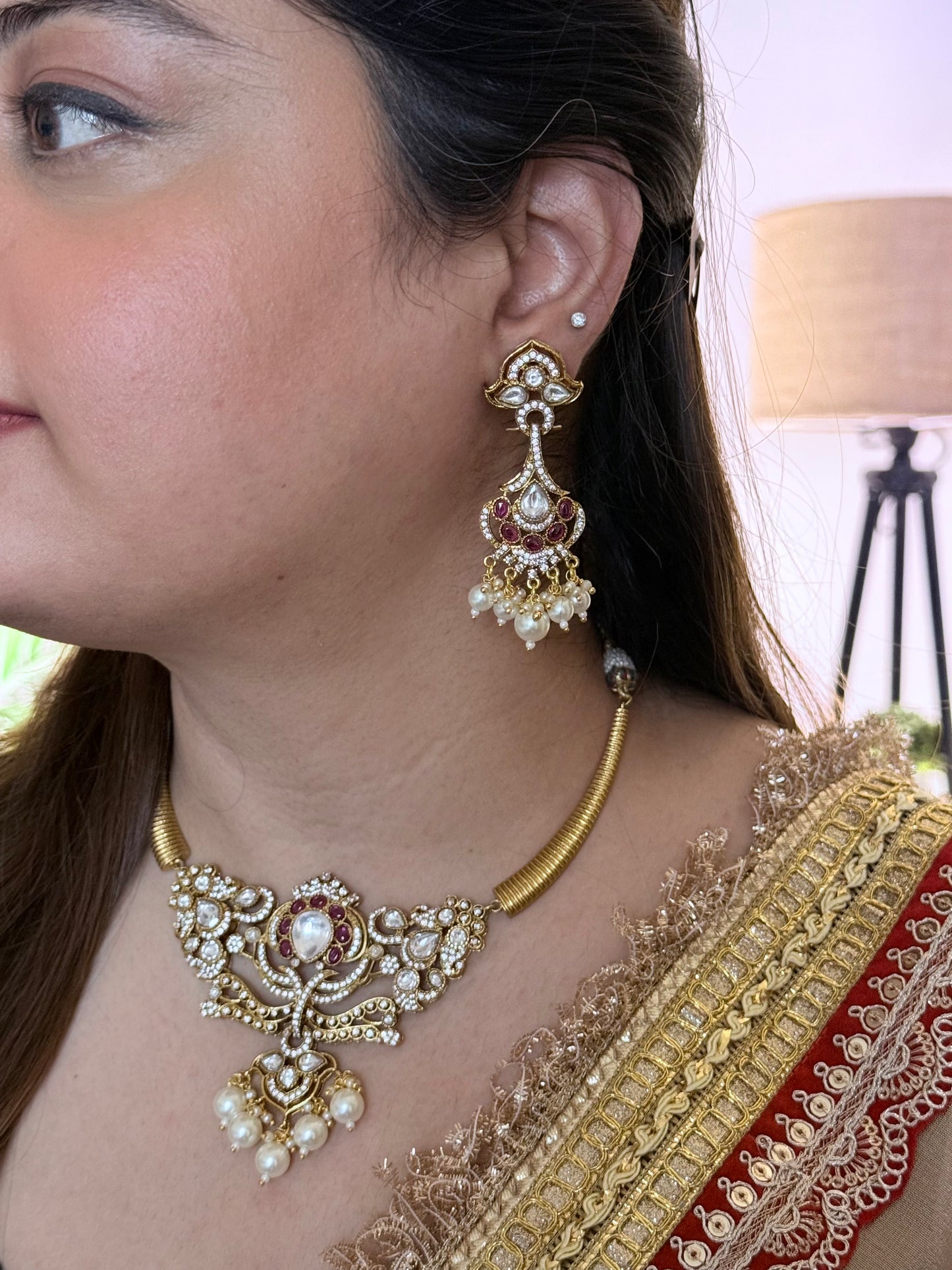 American Diamond Jewelry Set