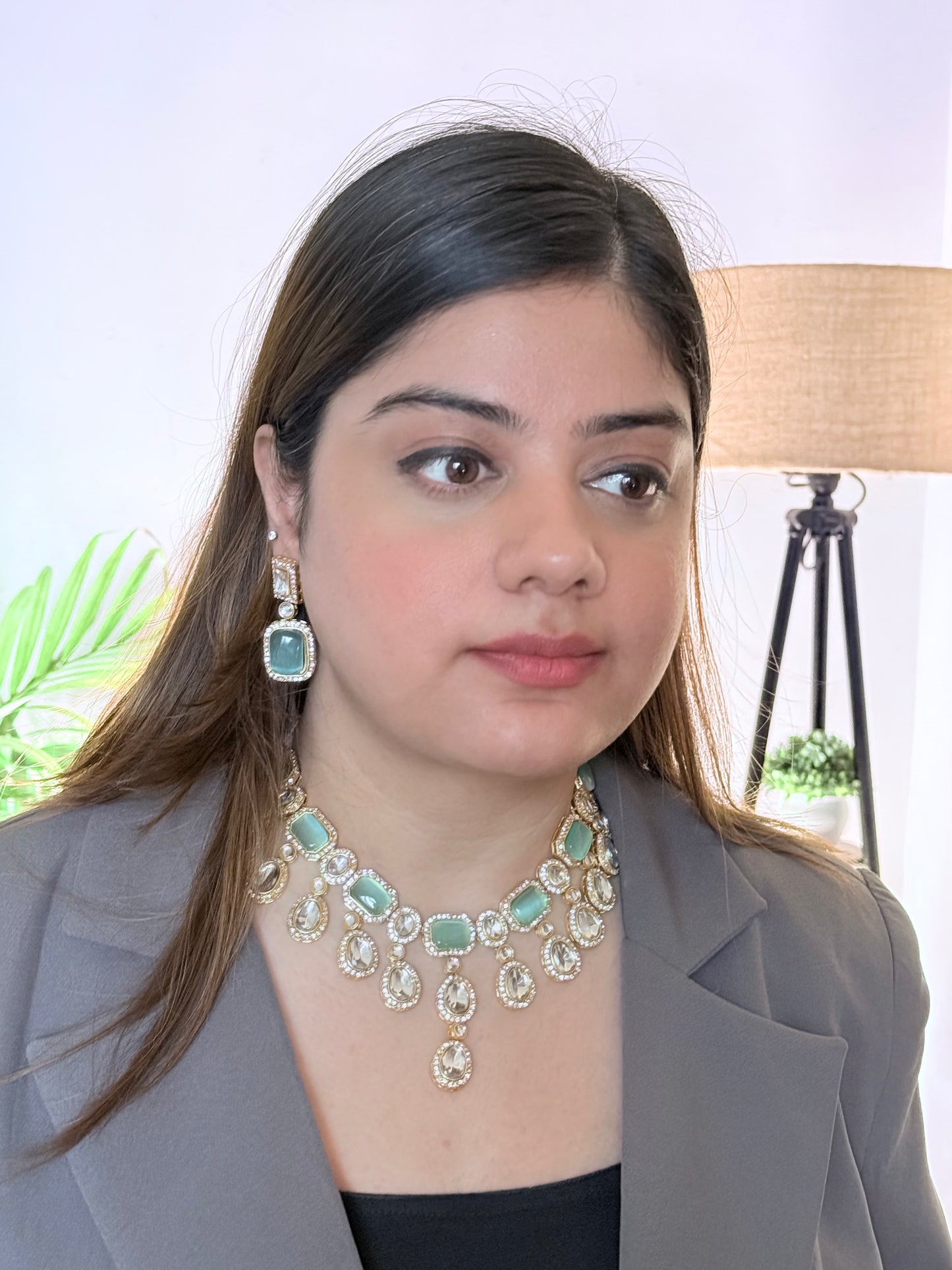 American Diamond Jewelry Set