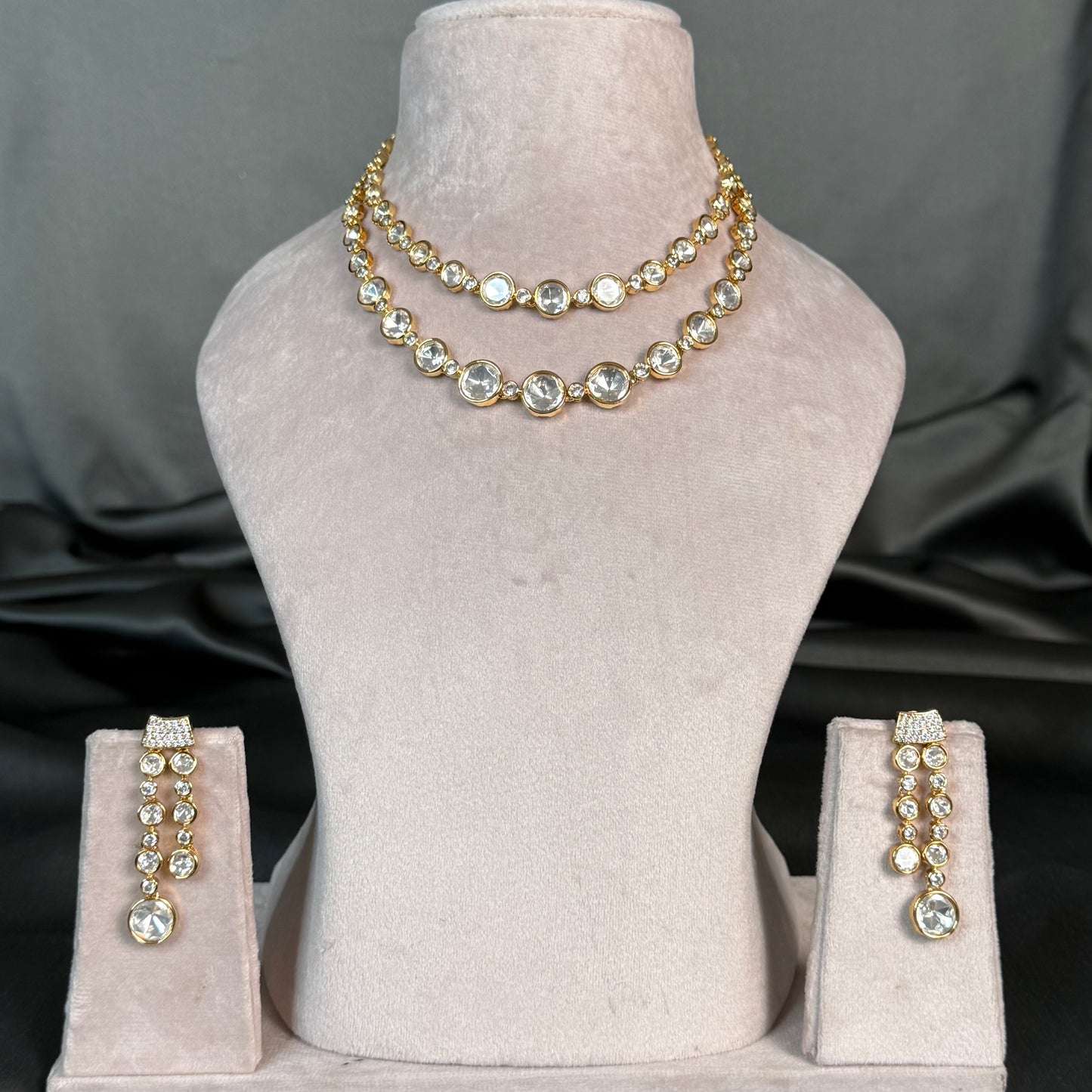 Juhi Moissanite jewelry Set
