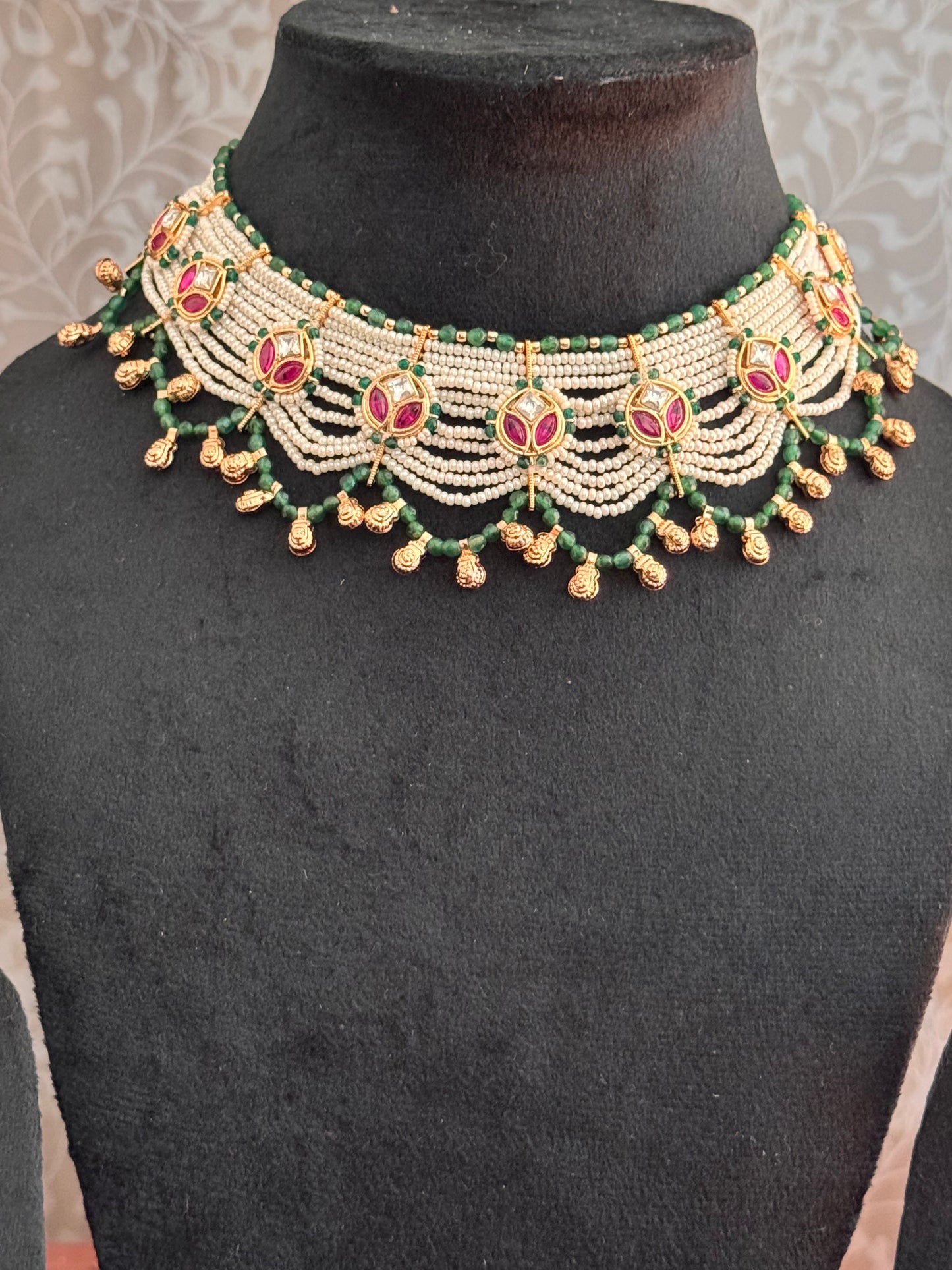 Rajwadi Jewelry Set