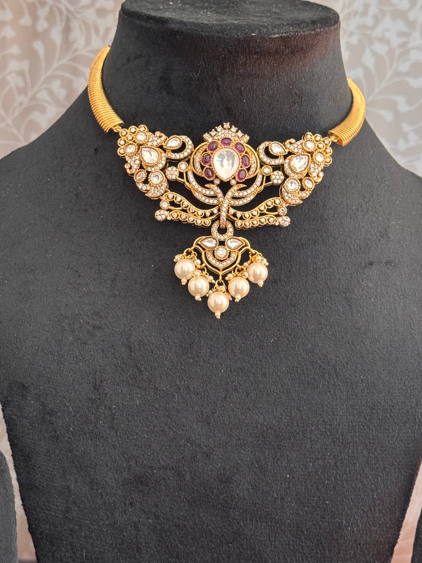 American Diamond Jewelry Set