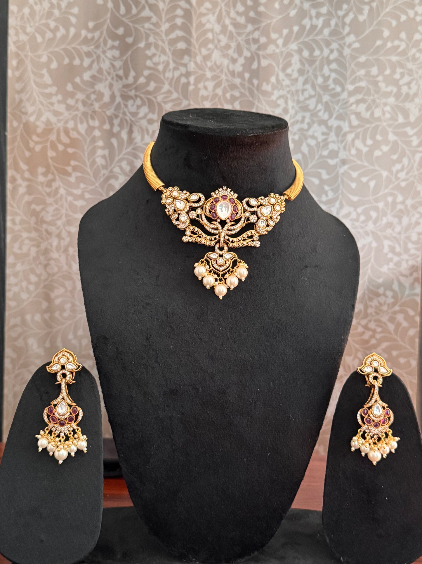 American Diamond Jewelry Set