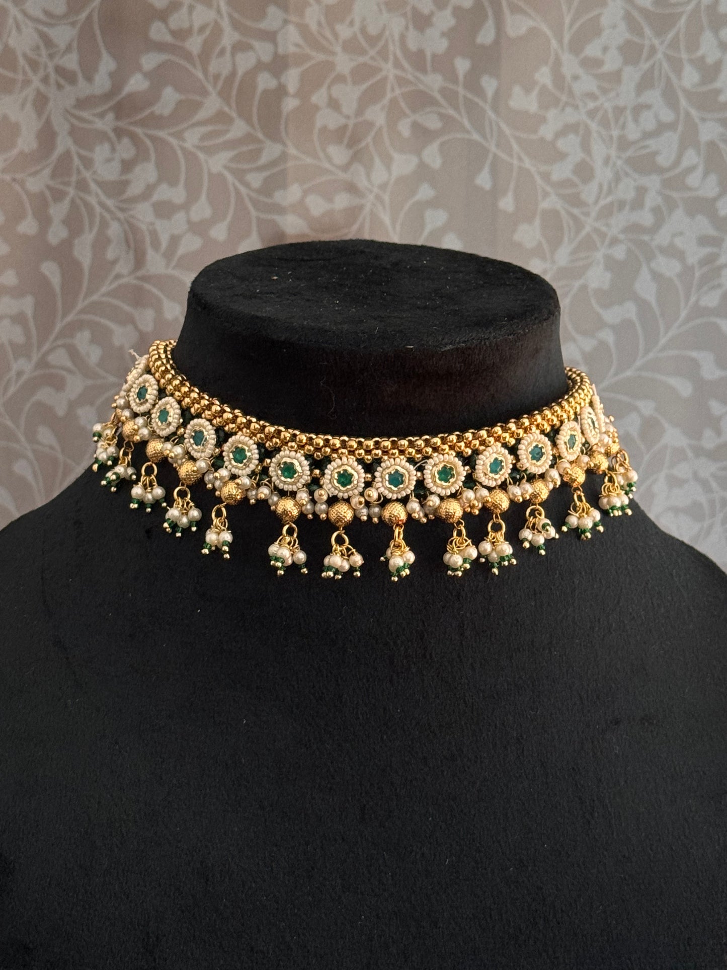 Mint Keethi Rajwadi Jewelry Set