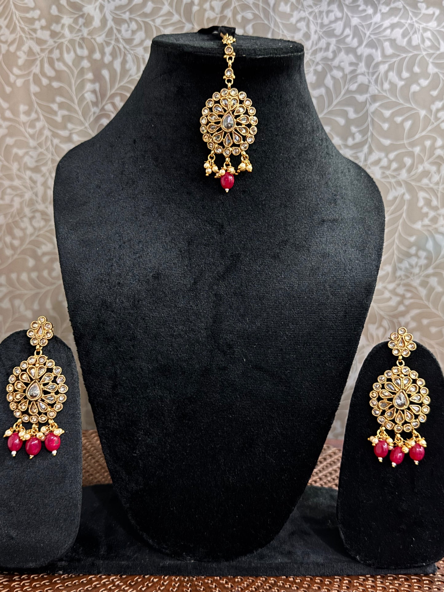 Multi Layers Akriti Rajwadi Jewelry Set