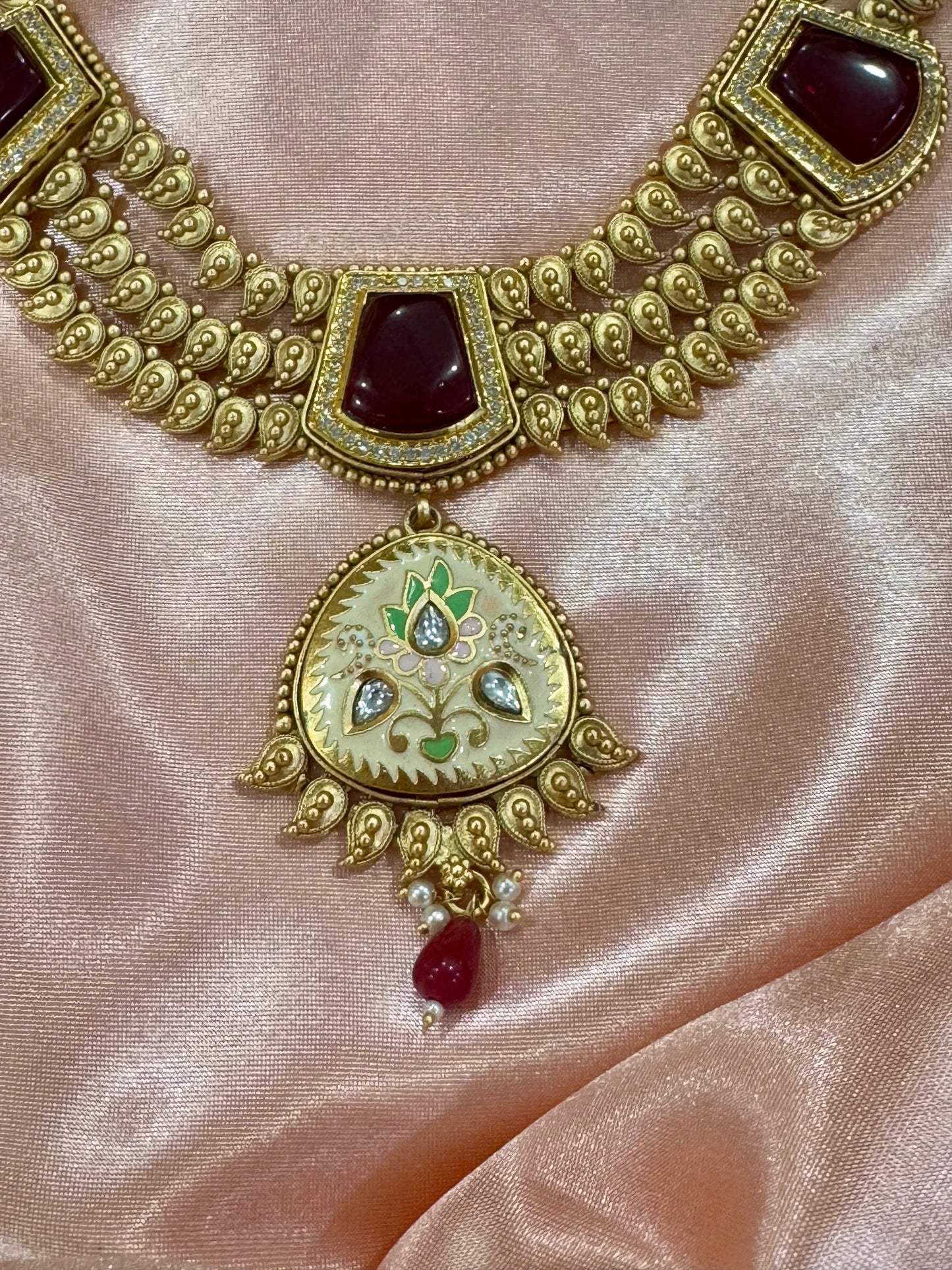 Antique Rajwadi Jewelry Set