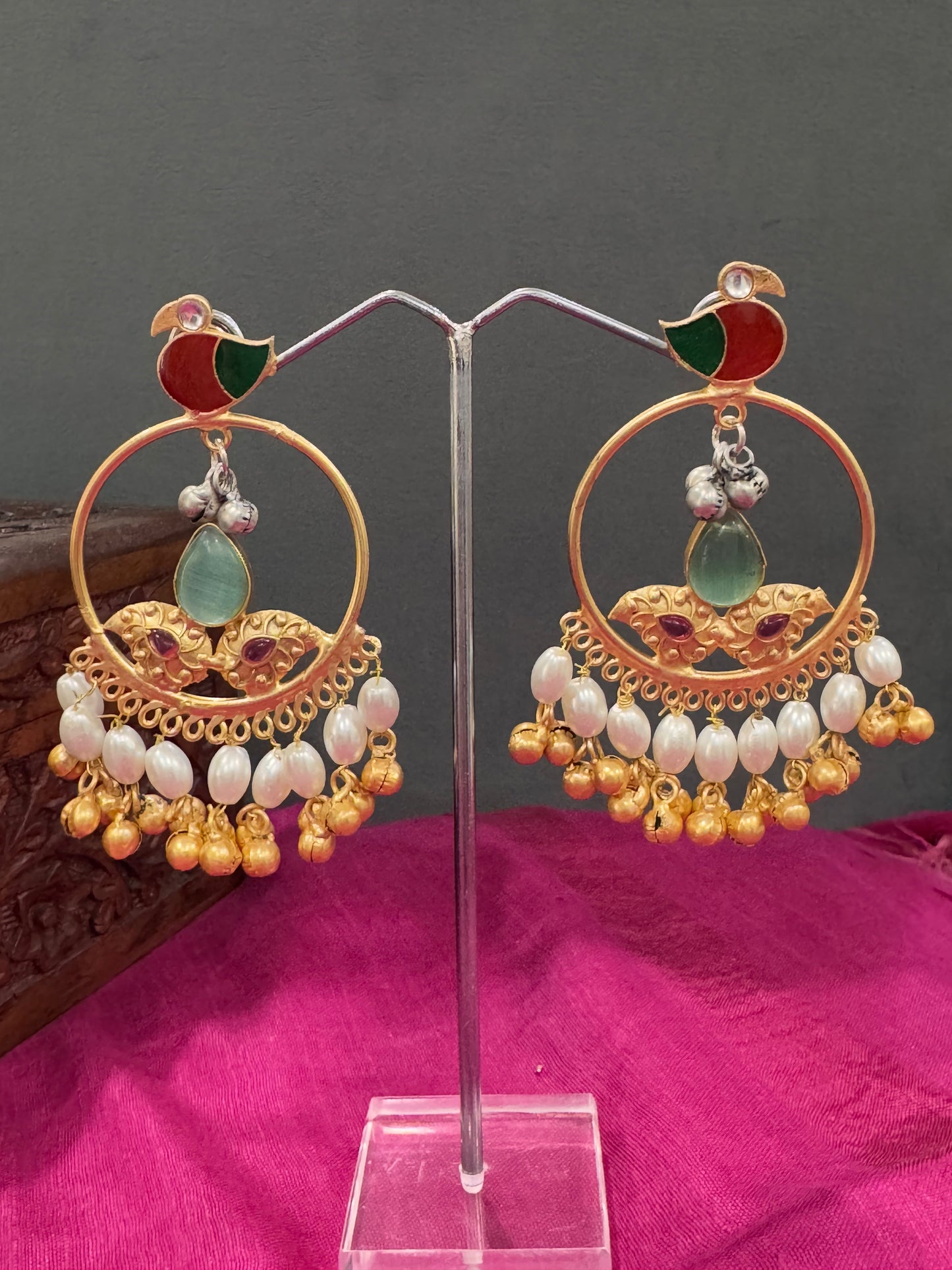 Silver Replica Jhumka