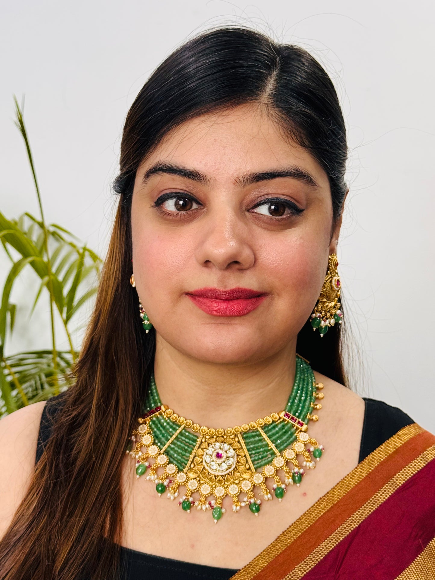 Golden Antique chokar Set