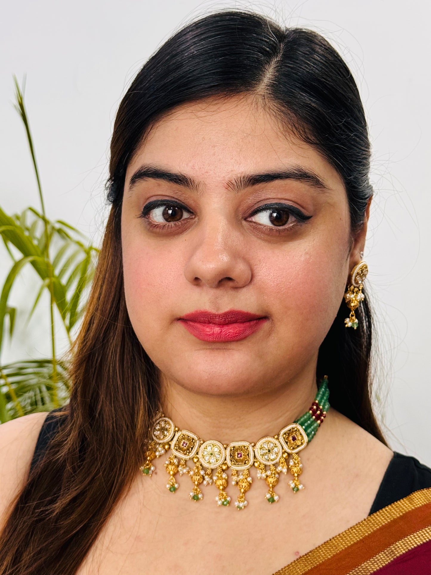 Golden Antique chokar Set