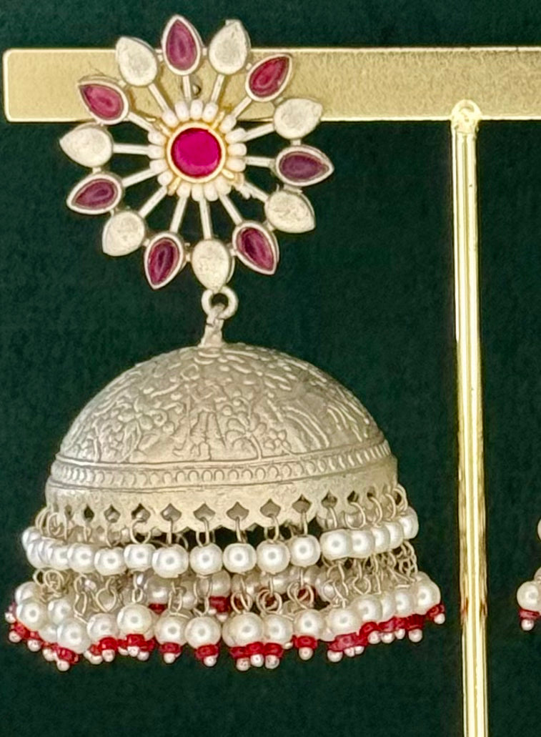 Silver Replica Jhumka
