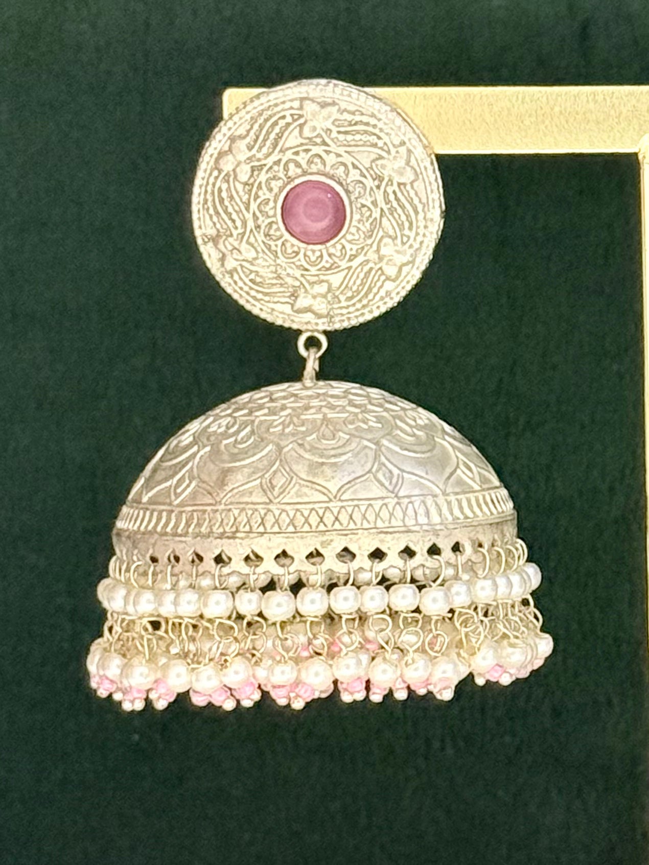 Silver Replica Jhumka