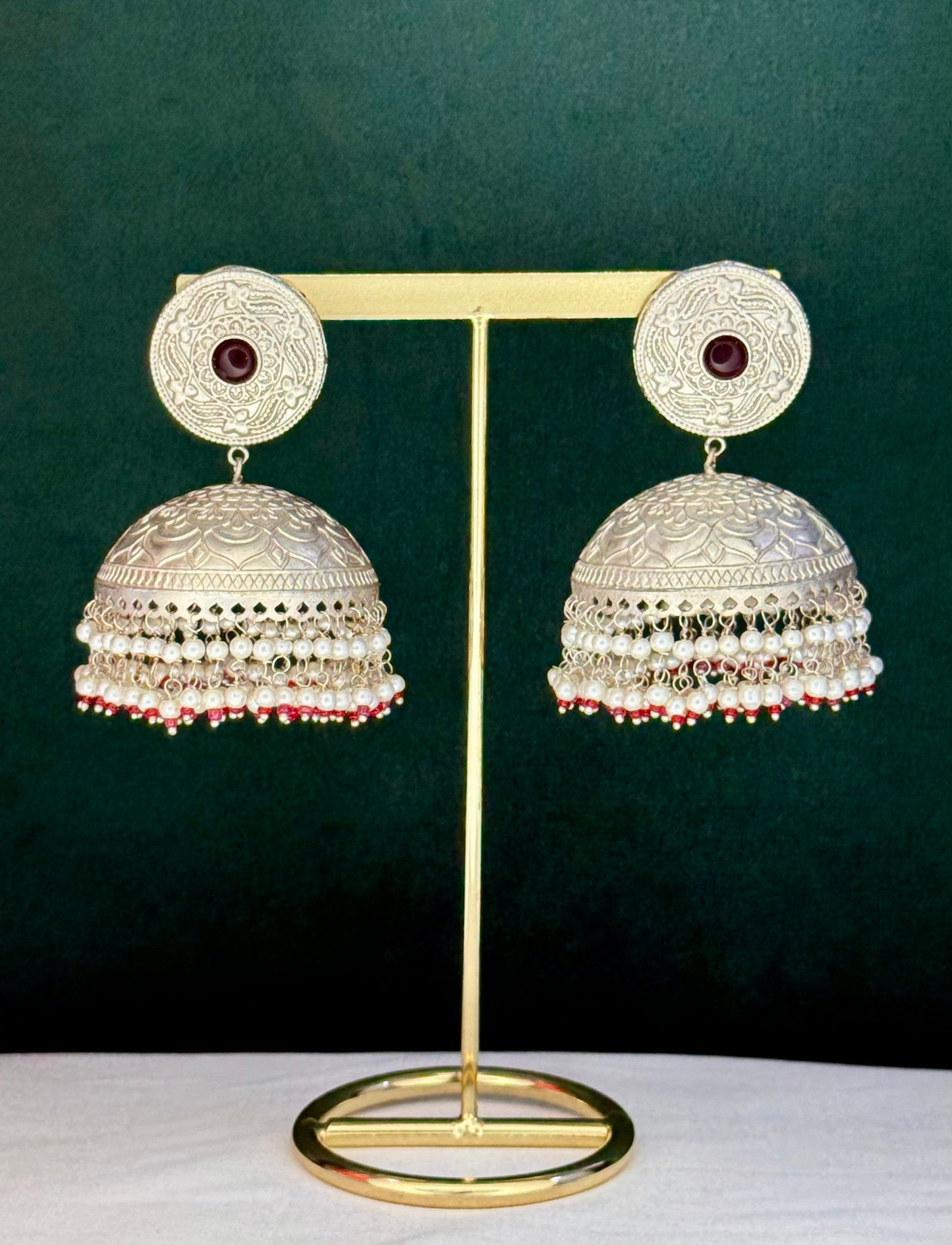 Silver Replica Jhumka