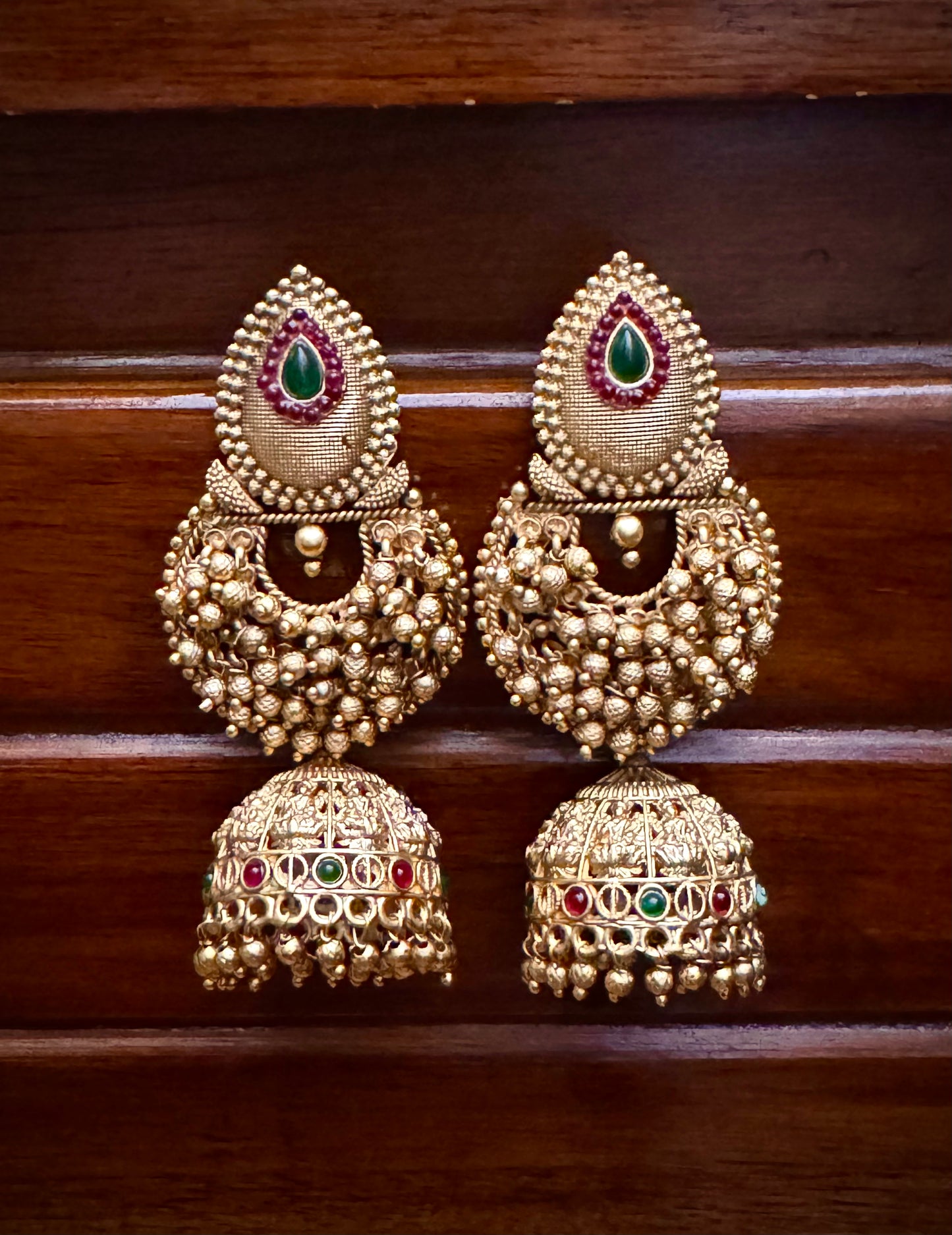 Golden Jhumkas