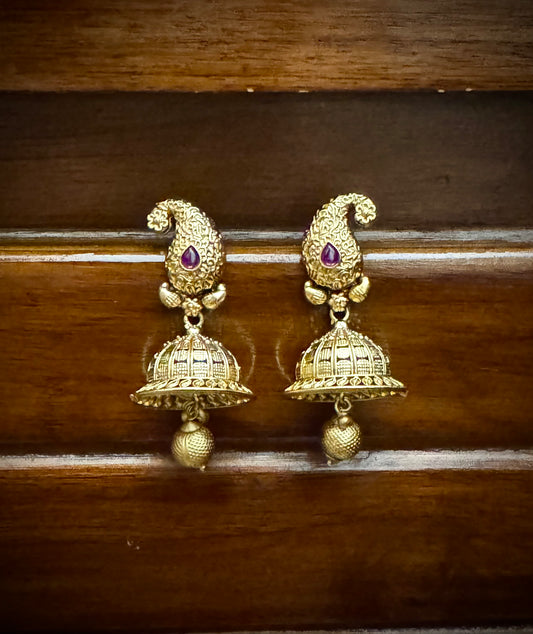 Golden Jhumkas