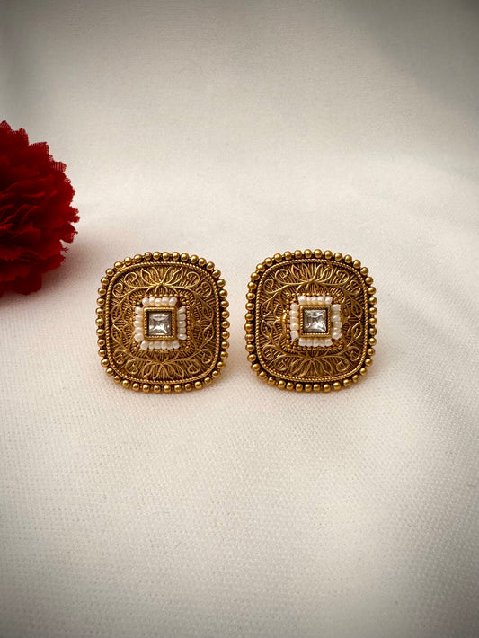 Golden  Temple Earring