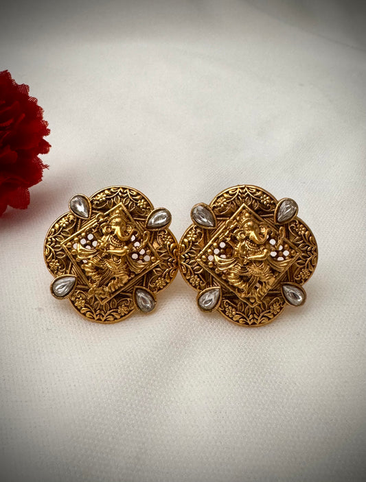 Golden Jhumkas