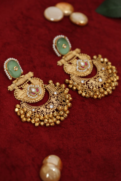Emarald Chand  Kashmiri Earrings