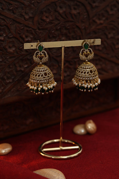 Emerald Hansi Jhumki
