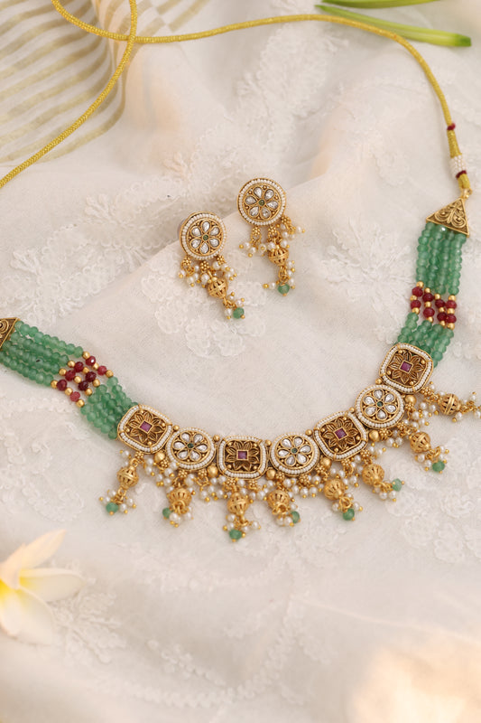 Vedika Antique Chokar Set