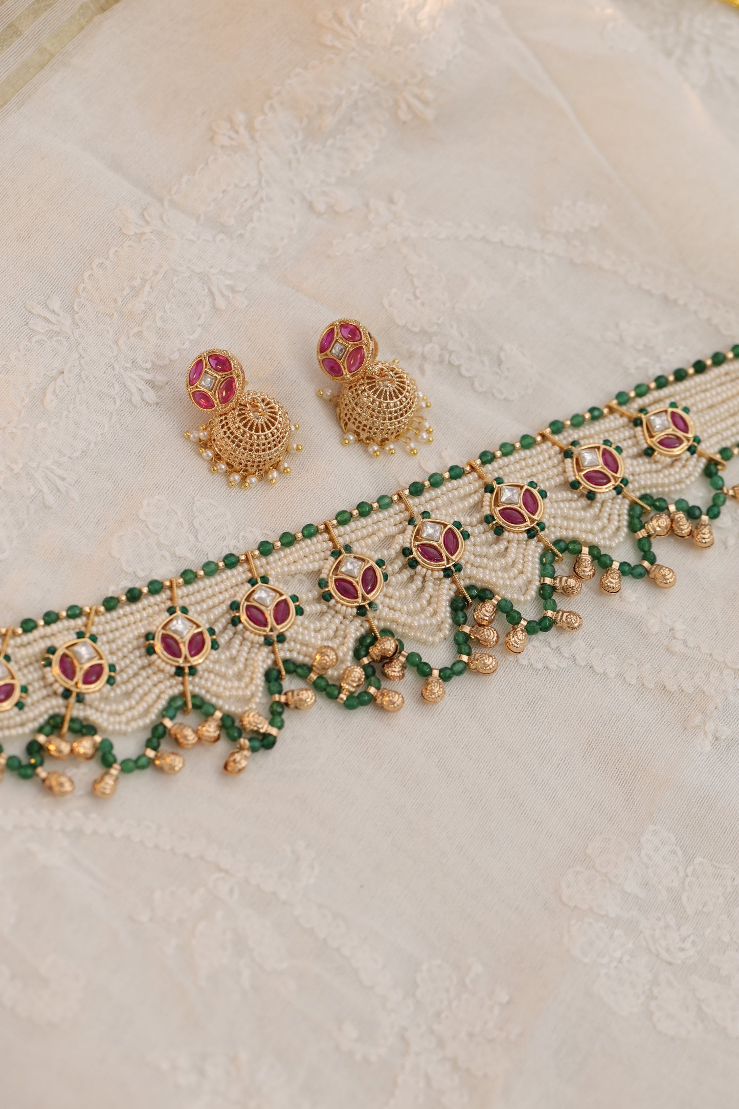 Rajwadi Jewelry Set