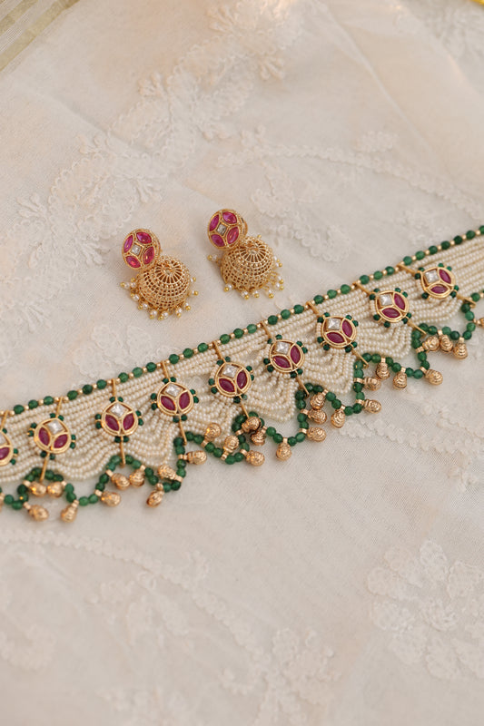 Rajwadi Jewelry Set
