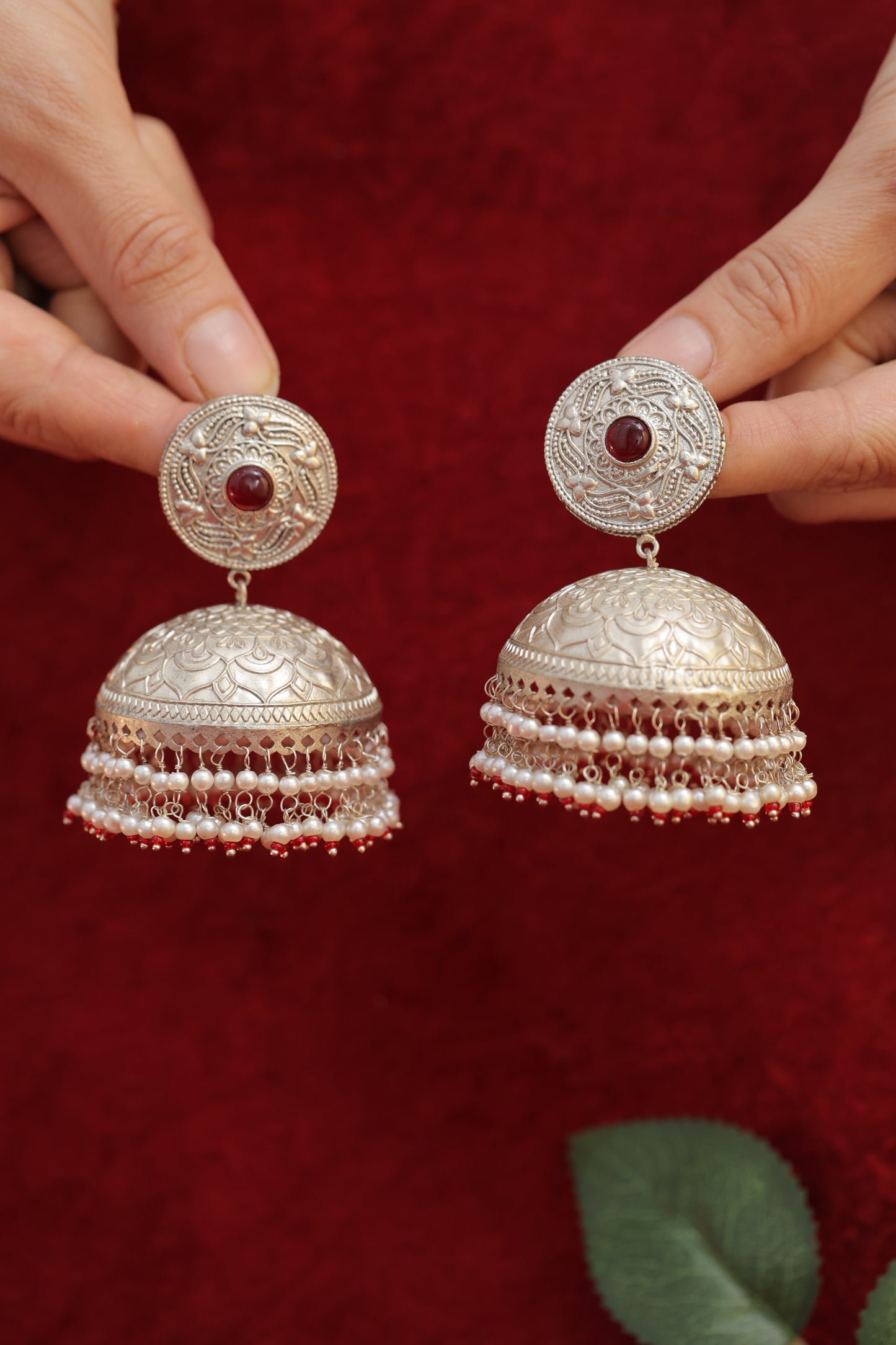 Silver Replica Jhumka