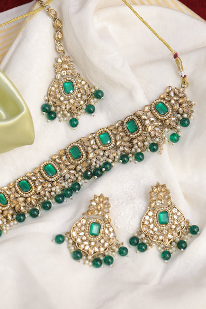 Emerald Reverse AD Necklace