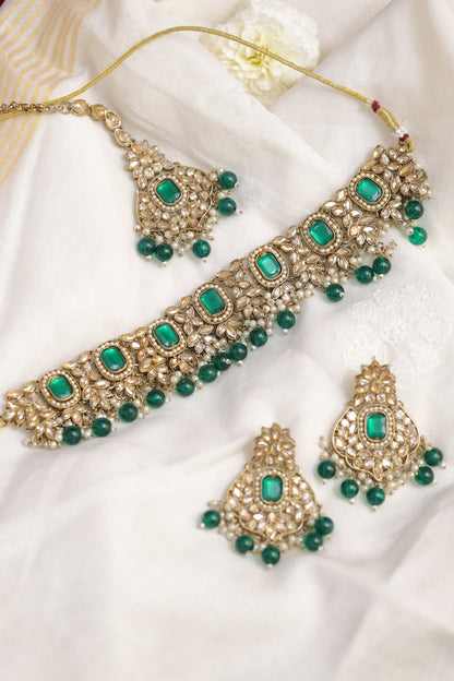 Emerald Reverse AD Necklace