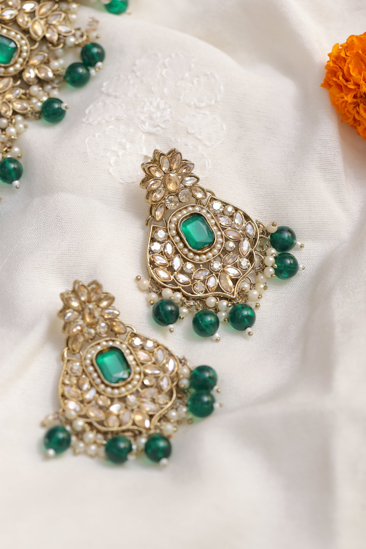 Emerald Reverse AD Necklace