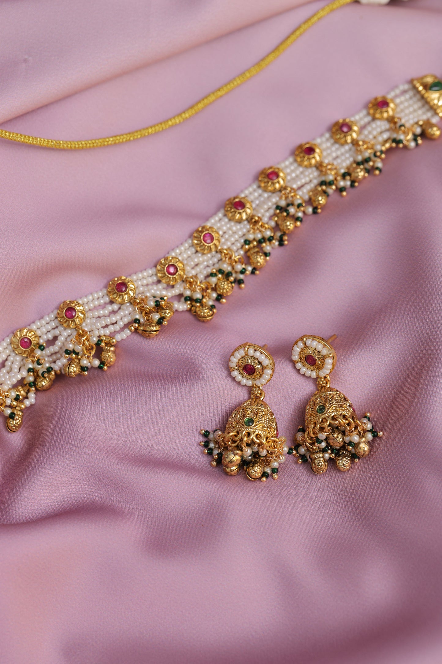 Rani Rajwadi Jewelry Set