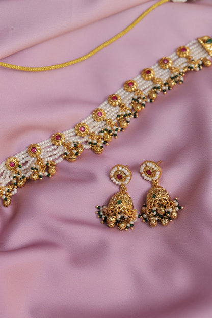 Rani Rajwadi Jewelry Set