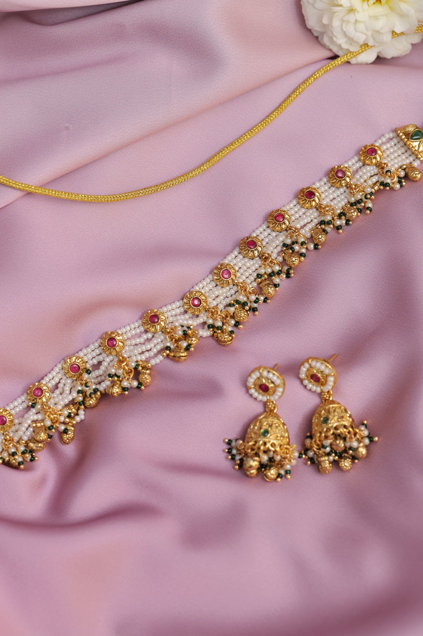 Rani Rajwadi Jewelry Set
