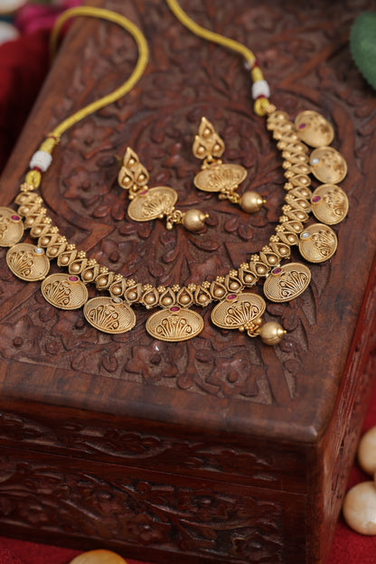 Golden Surya Jewelry Set