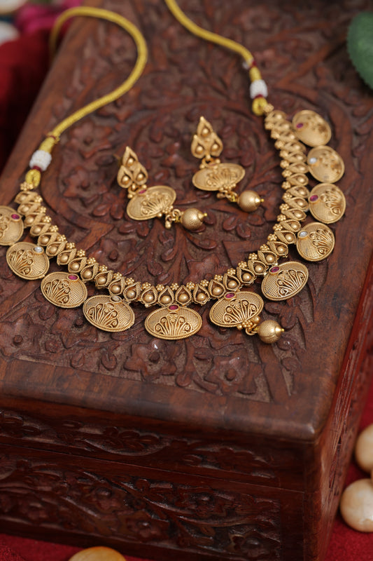 Golden Surya Jewelry Set