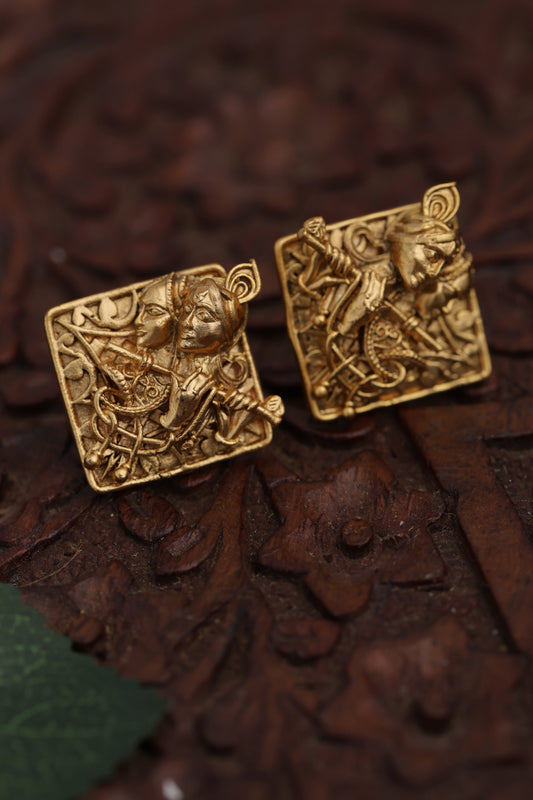 Radhe Krishan  Temple Earring