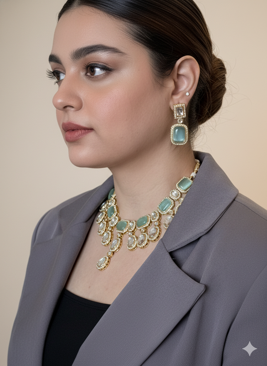 American Diamond  Jewelry Set