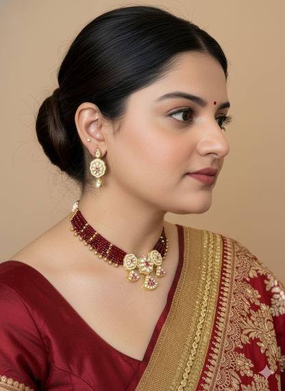 Padamini Rajwadi Jewelry Set