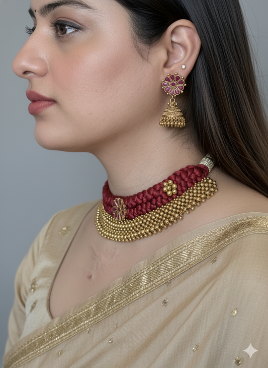 Rajwadi jewelry Set
