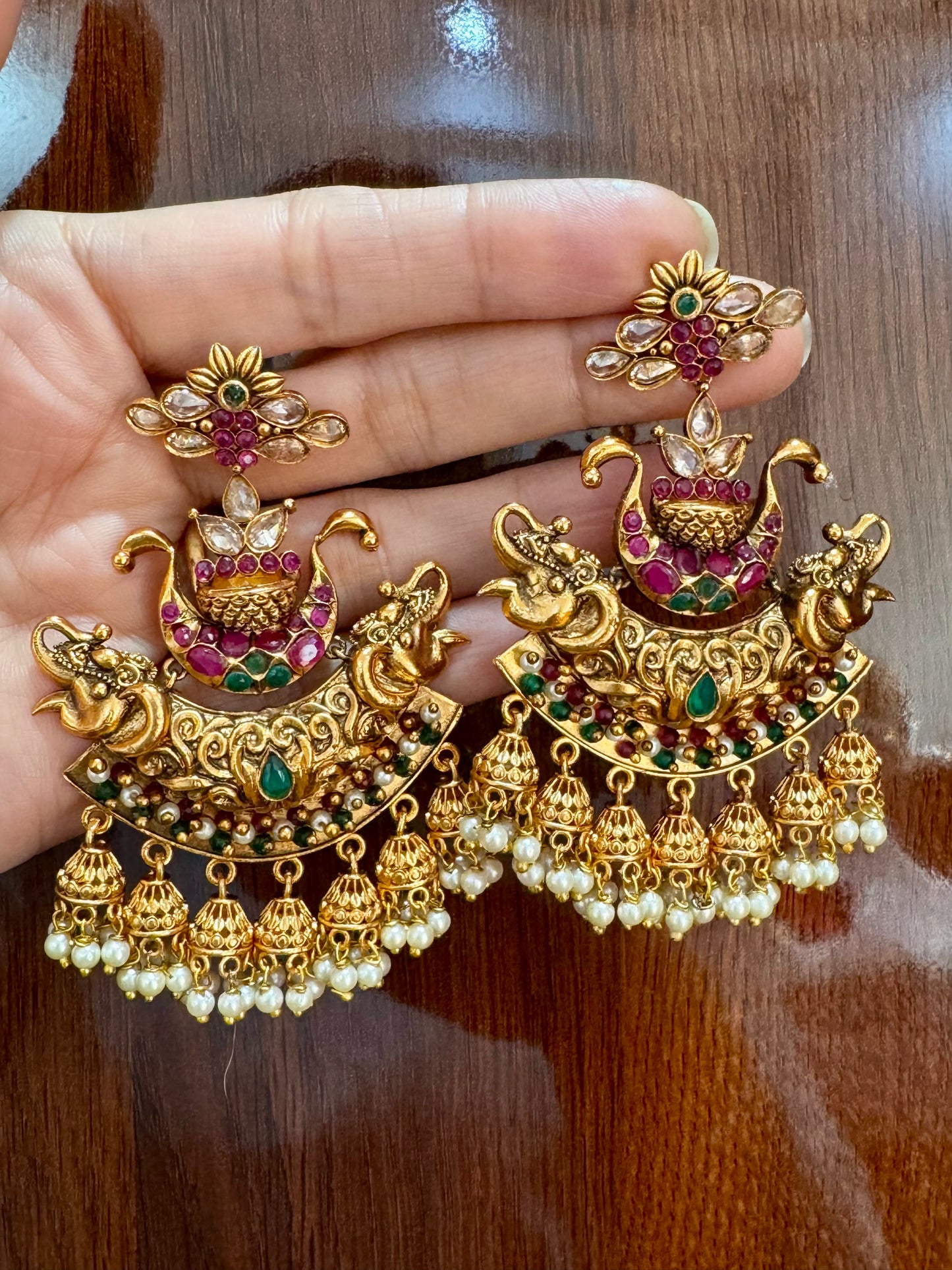 Kalashi Temple Earrings