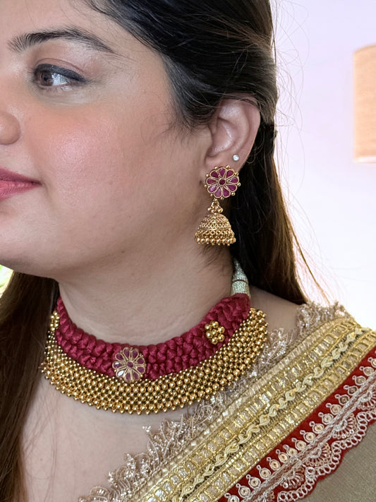 Rajwadi jewelry Set