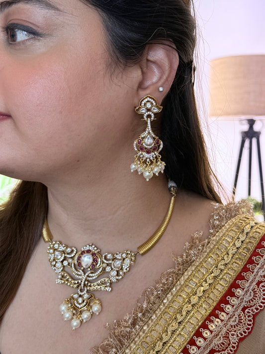 American Diamond Jewelry Set
