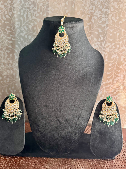 Emerald Urmisha Rajwada Jewelry Set
