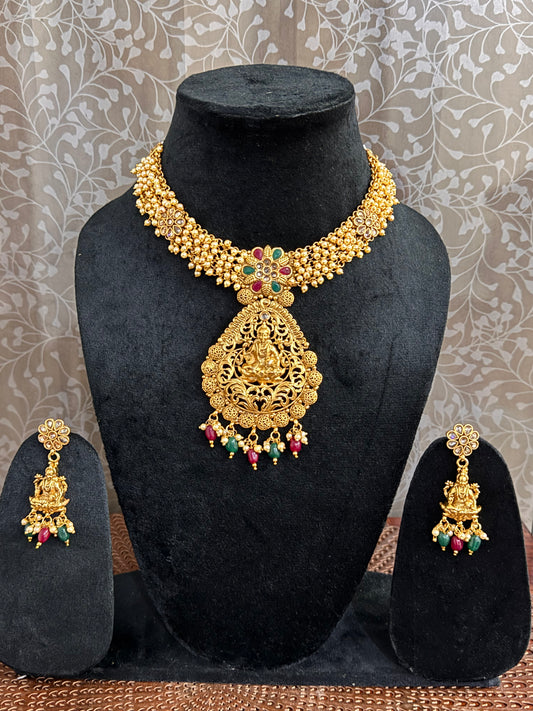 Golden Mahashri Jewelry set