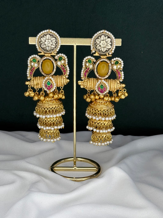 Zeenaz Kashmiri Earrings