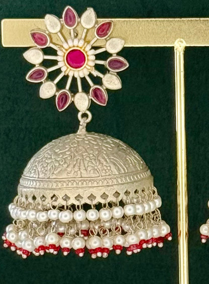 Silver Replica Jhumka