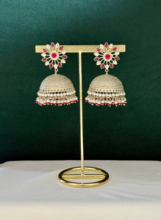 Silver Replica Jhumka
